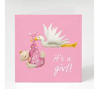 New Baby Card - It's a girl!