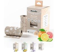 NEW Baby Disposable Diaper Bags (90 BAGS in TOTAL) | CITRUS TWIST SCENTED Diaper Bags Disposable (6 Refill Rolls 9 x 13in) | Leak Proof Diaper Trash Bags | Baby Essential Item Diaper Change on the Go