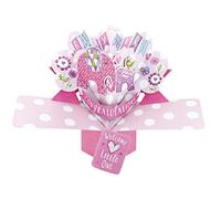 New Baby Girl Pop-Up Greeting Card Original Second Nature 3D Pop Up Cards