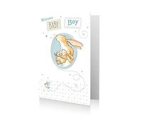 New Baby Guess how much I love you Welcome Baby Boy Card