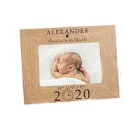 New Baby Photo Frame Personalised Gift Keepsake Baby Girl Baby Boy 6x4 Landscape