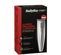 NEW BABYLISS MEN HAIR TRIMMER CLIPPER Precision 22 Piece Corded Hair Clipper Set
