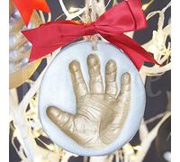 New Baby's 1st Christmas Handprint Footprint Imprint Decoration for Xmas Tree by BabyRice