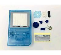 New Backlight Backlit Housing Shell Cover Case Replacement Parts for Nintendo Gameboy Pocket Console GBP System -Luminous Blue Edition