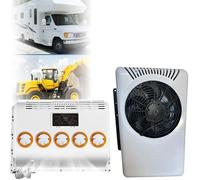 New Backpack Scroll Compressor 12V/24V Truck Cab Air Conditioner RV Universal Split Electric Air Conditioning Kit for Caravan Bus Campervan,B,12V/8A