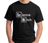 New Bad Tshirt Science Bitch Periodic Table Men's Breaking T-Shirt Black M