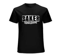 New Baker Skateboards Logo Short Sleeve Men's T-Shirt Men Top Tees Black