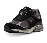 New Balance 2002R Men's Sneaker, Black Castlerock Grey, 8.5 UK