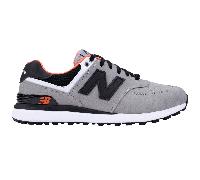 NEW BALANCE 2025 574 GREENS V2 GOLF SHOES - GREY / BLACK - 8 UK