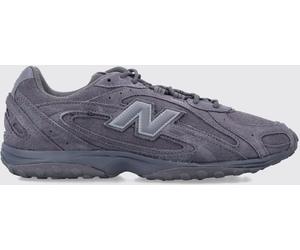 New Balance 204L Anthracite Suede Sneakers with Applied Logo - Size: 5 - male