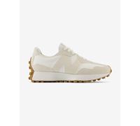 New Balance Women's 327 in Beige/White Suede/Mesh, size 7.5 Narrow