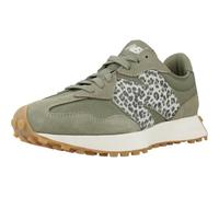 New Balance Women's 327 Sneaker, Dark Olivine, 6.5 UK