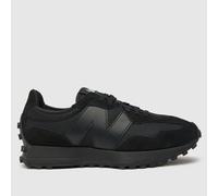 New Balance Men's 327 Sneaker, Black, 11 UK