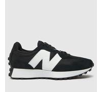 New Balance 327 Trainers in Black & White UK 8.5