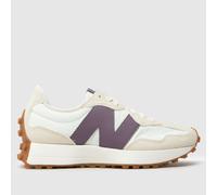 New Balance 327 Womens Fashion Trainers in Beige White - 4 UK