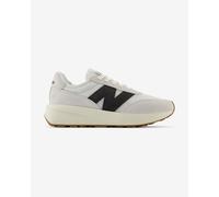 New Balance 370 Shoes Pure White Black - 42.5