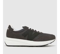 New Balance 370 Trainers in Black & White UK 8 (EU 42)