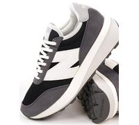 New Balance Unisex 370 in Grey/White Suede/Mesh, size 9.5