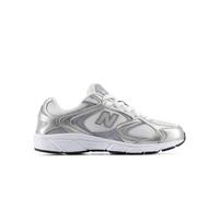 New Balance 408 Women's Sneakers Silver and White | Retro Running Style, Breathable Mesh, Reactive Sole, Synthetic Panels, Everyday Urban Use