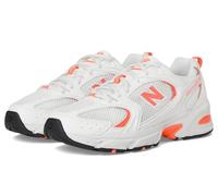 New Balance 530 General | Unisex Running Inspired (U530CSG) (Sea Salt/Peach Nectar), White/Orange, 11.5 Women/10 Men