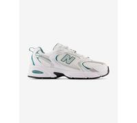 New Balance 530 Shoes Pure White Green - 44