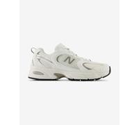 New Balance 530 shoes white light beige green - 38