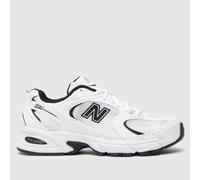 New Balance 530 Shoes White Greyish Black - 42