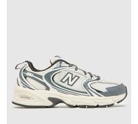 New Balance 530 Trainers in White & grey UK 8 (EU 42)