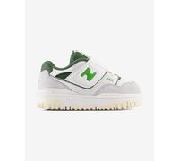 New Balance 550 HOOK & LOOP Shoes White Green Kids - 17