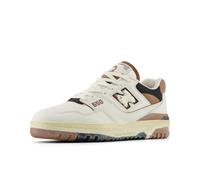 New Balance 550 Men's Sneaker, Sea Salt/Team Red/Black, 7 UK