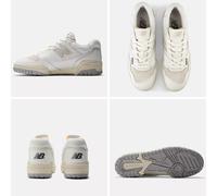 New Balance 550 Perforated Leather Mesh Sneakers Shoes Trainers 40.5