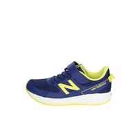 New Balance 570v3 Bungee Lace with Hook and Loop Top Strap Sneaker, Blue, 11.5 UK