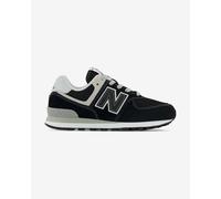 New Balance 574 Core Shoes Black White Grey Kids - 29