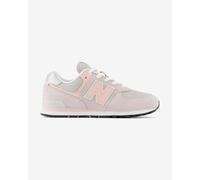 New Balance 574 Core Shoes Cloud Grey Light Pink Junior - 39