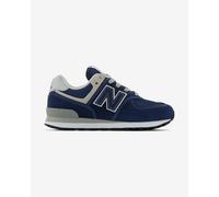 New Balance 574 Core Shoes Navy Blue White Kids - 28