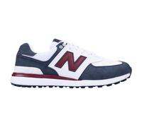 NEW BALANCE 2025 574 GREENS V2 GOLF SHOES - WHITE / NAVY / RED - 9 UK