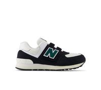 New Balance 574 Hook & Loop Trainers Black EU 28 Boys,Girls