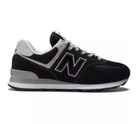New Balance 574 Men's Black Gray Suede Trainers Walking Shoes (ML574EVB)