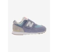 New Balance 574 NEW-B Hook & Loop shoes lilac blue grey Baby - 21