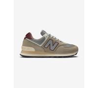 New Balance 574 Shoes Brown Beige Red - 44