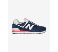 New Balance 574 Shoes Dark Blue Pure White - 41.5