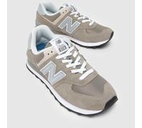 574 Classic Suede Trainers Grey/White 5 UK