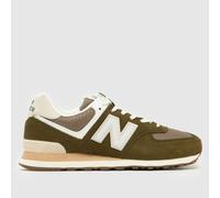 New Balance 574 Trainers in Khaki UK 10 (EU 44½)
