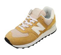 New Balance 574 Unisex Fashion Trainers in Tan White - 4.5 UK