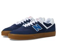 New Balance 574 Vulc, Navy/Gum, 10 Women/8.5 Men