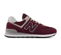 New Balance Mens Nb 574 Sneakers, Burgundy Evm Dark, 7 UK | Suede/Mesh