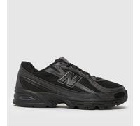 New Balance 740 Sneaker (Black/Black/Black - 8) - Size 8 - Men's