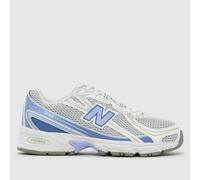 New Balance 740 Trainers in White & Blue UK 3.5 (EU 36)