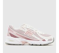 New Balance 740 Trainers in White & Pink UK 8 (EU 42)