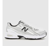 New Balance 740 Trainers in White & Silver UK 10 (EU 44½)